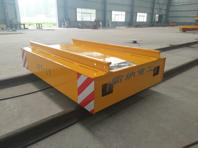 Cable Reel Powered Warehouse Flat Car pe calea ferată cu control de la distanță