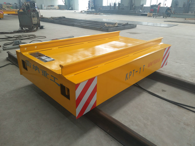 Cable Reel Powered Warehouse Flat Car pe calea ferată cu control de la distanță