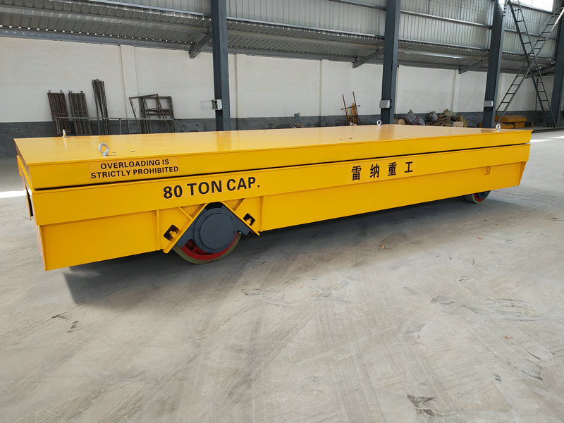 80 Tone Heavy Duty Hydraulic Lifting Trackless Cart