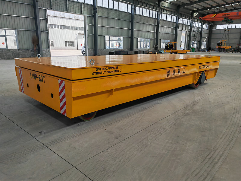 80 Tone Heavy Duty Hydraulic Lifting Trackless Cart
