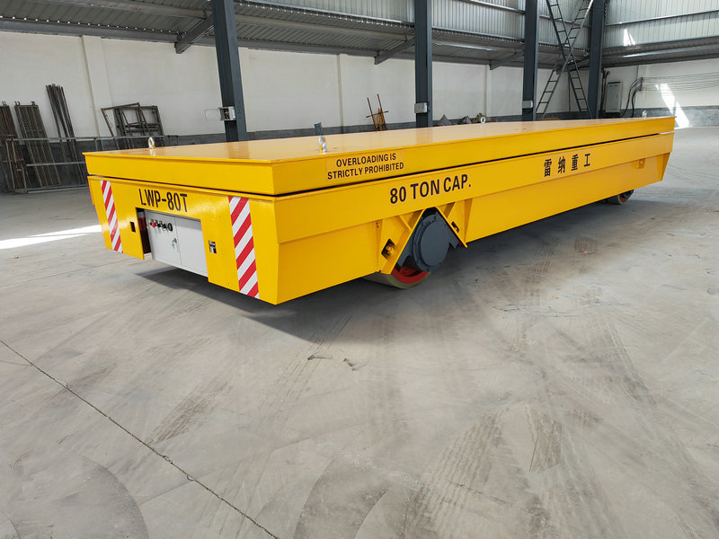 80 Tone Heavy Duty Hydraulic Lifting Trackless Cart