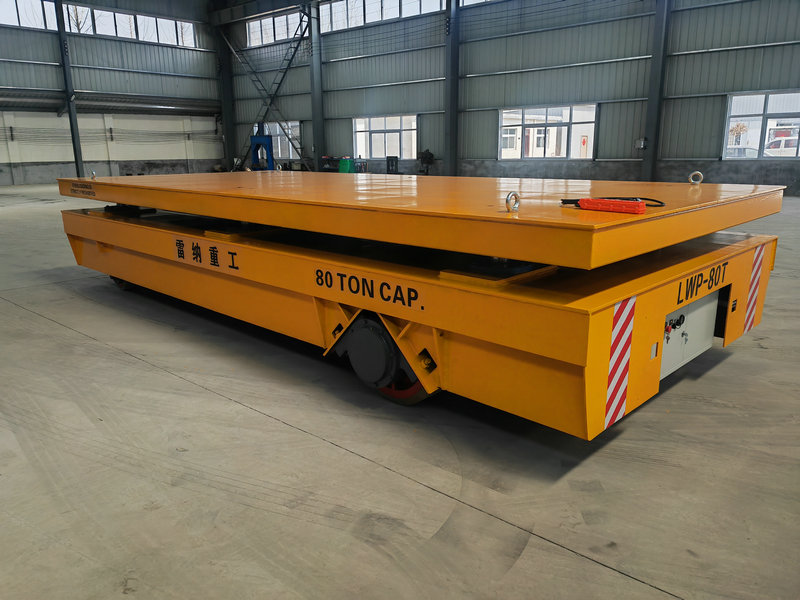 80 Tone Heavy Duty Hydraulic Lifting Trackless Cart