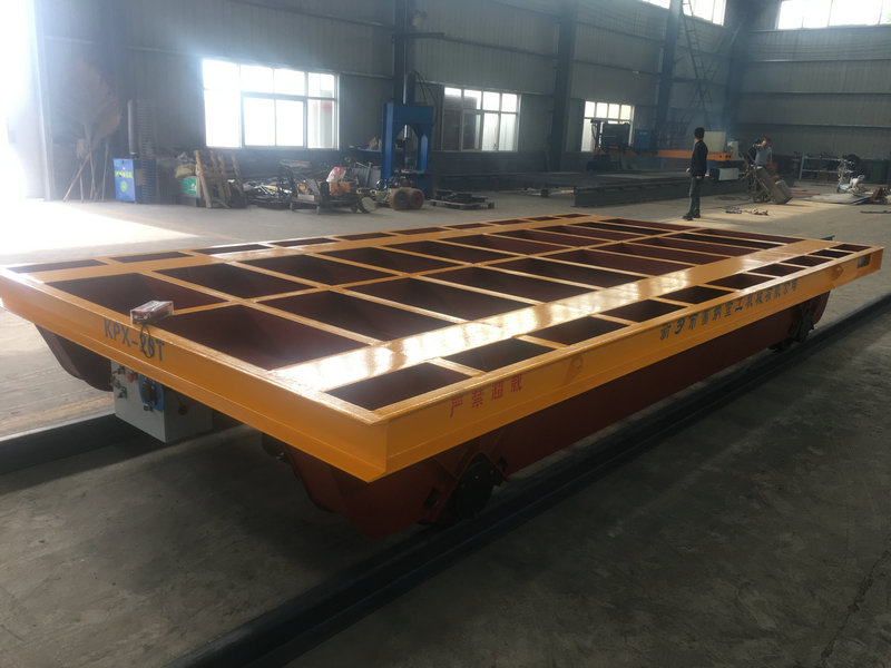 Trolee de transfer feroviar perforat