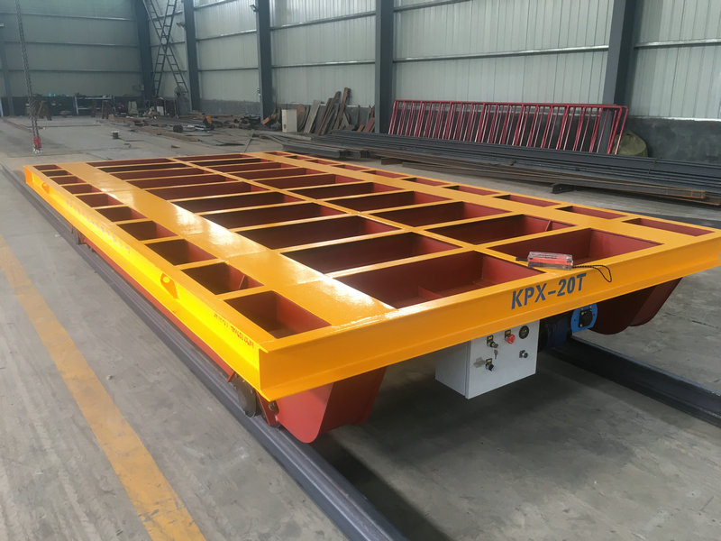 Trolee de transfer feroviar perforat