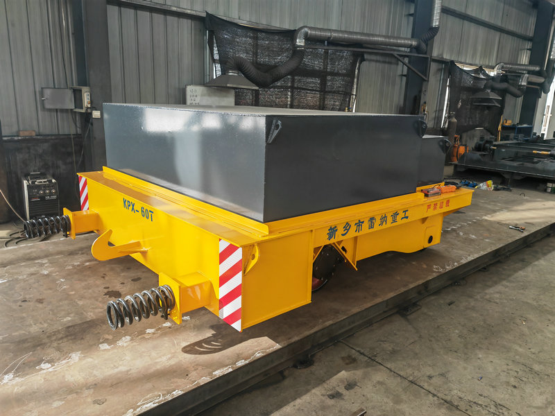 Cărucior de transfer feroviar electric de 60 de tone