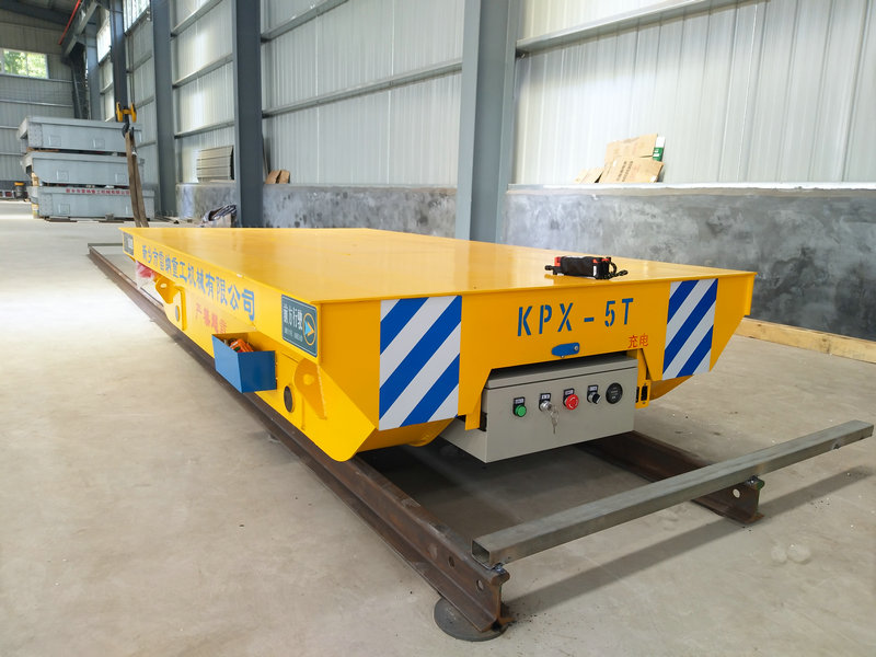 Pipe de oțel 5 Tone Battery Rail Transfer Trolley