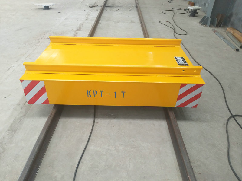 Cable Reel Powered Warehouse Flat Car pe calea ferată cu control de la distanță